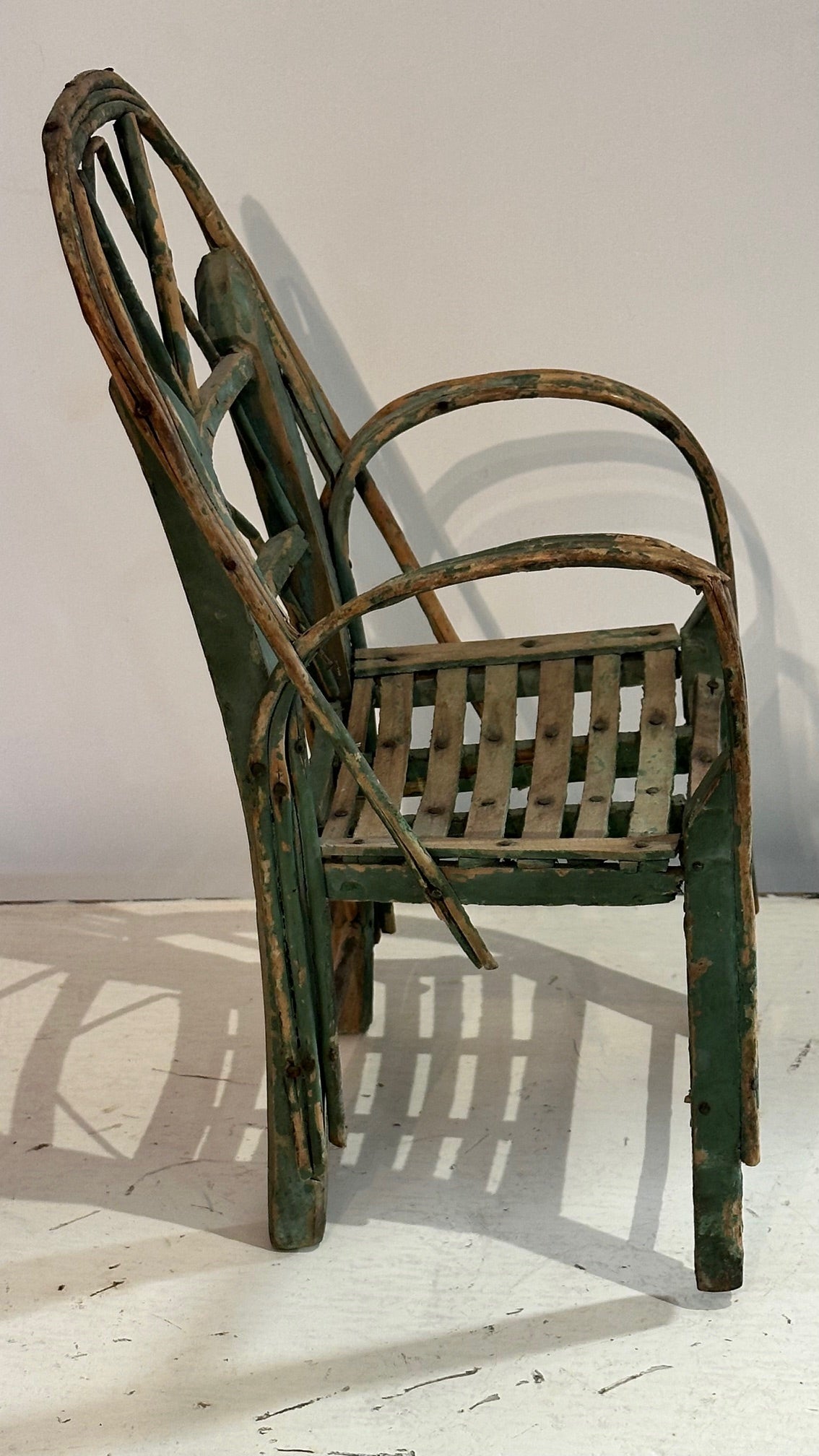 Miniature French Wicker Armchair, Tradesman's Sample