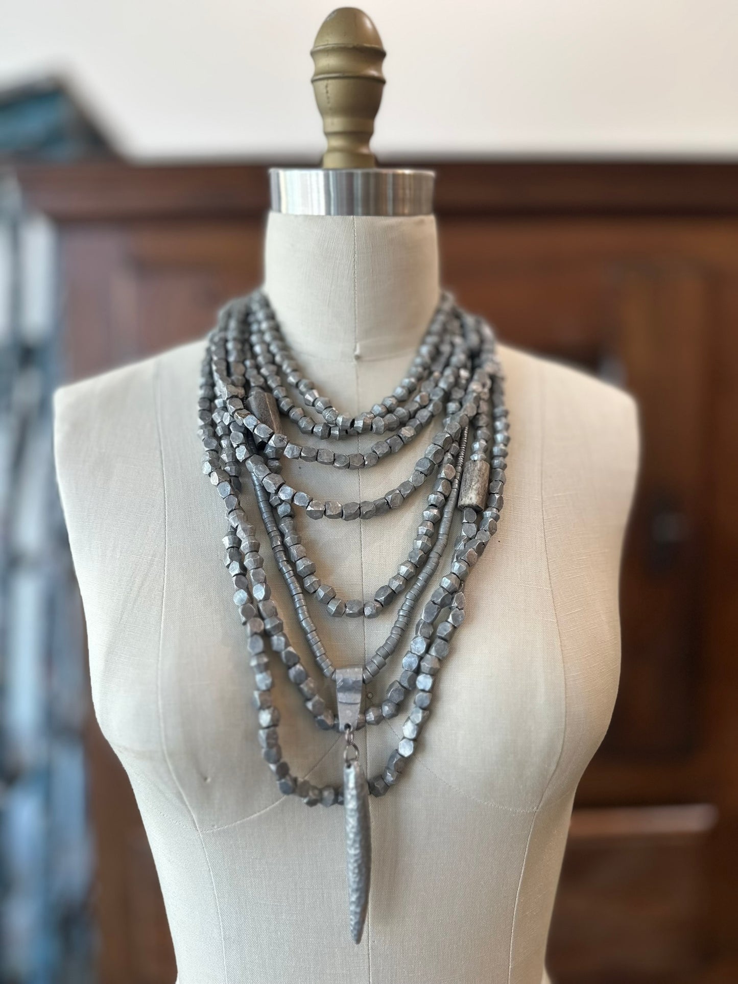 Ethiopian Multi Strand Necklace in