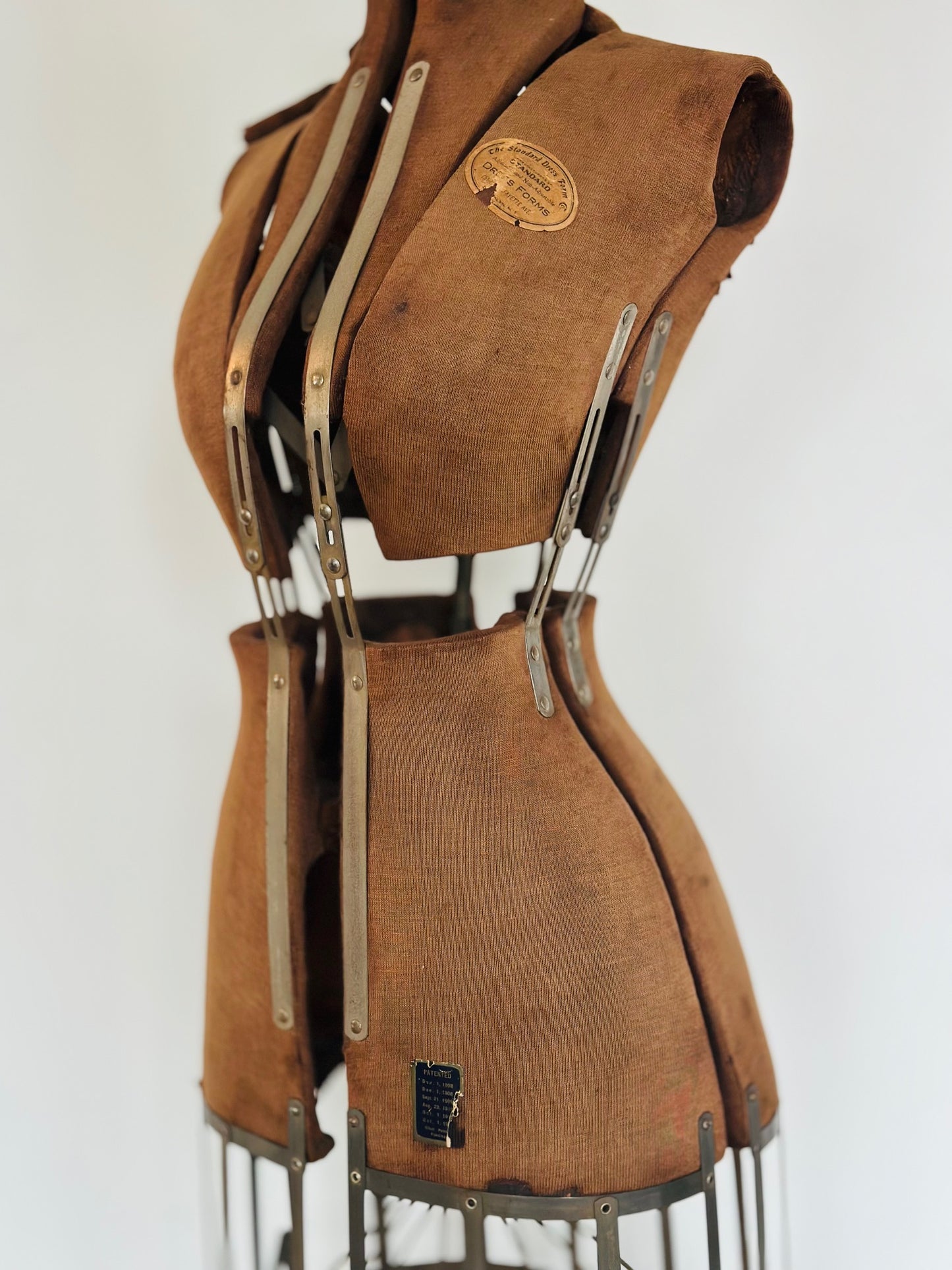 Vintage expandable mannequin, life size, c 1940