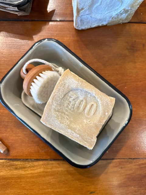 Enameled Soap Dish in Enamel, New