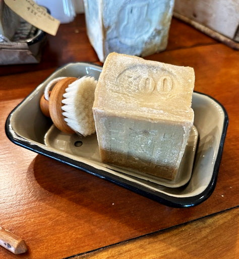 Enameled Soap Dish in Enamel, New