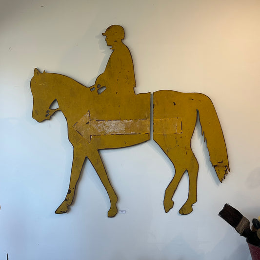 Spanish Horse Riding School Direction Sign, c 1970
