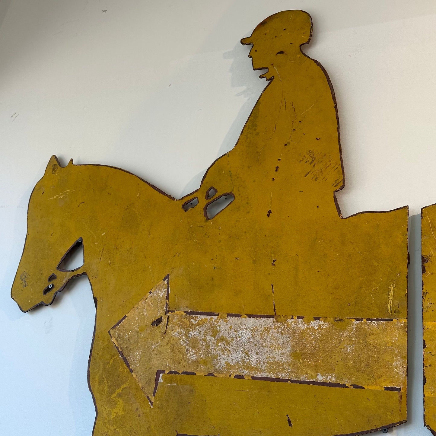 Spanish Horse Riding School Direction Sign, c 1970