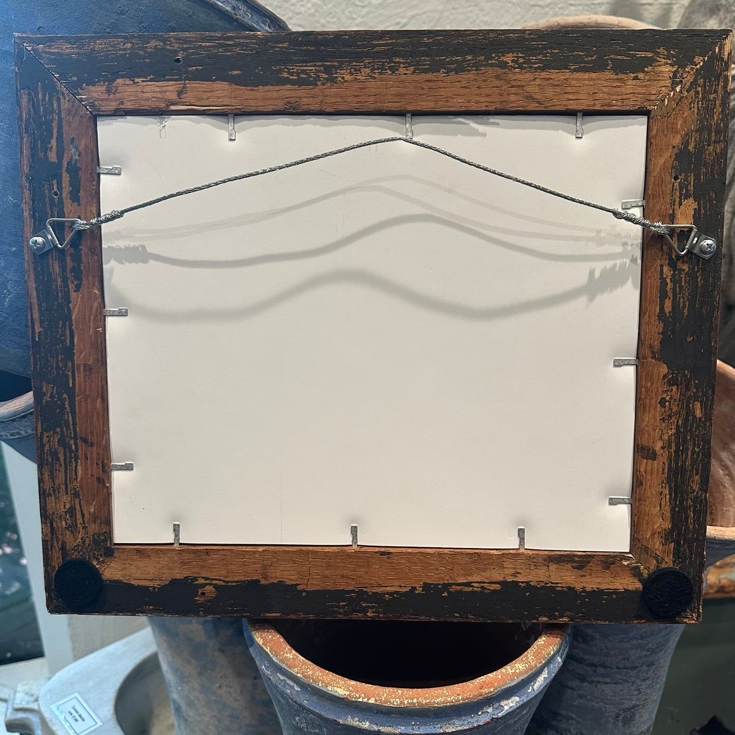 Small Oil on Board, Ship in a Storm, Dutch