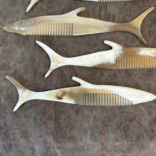 Limited Edition, Hand Made horn hair combs