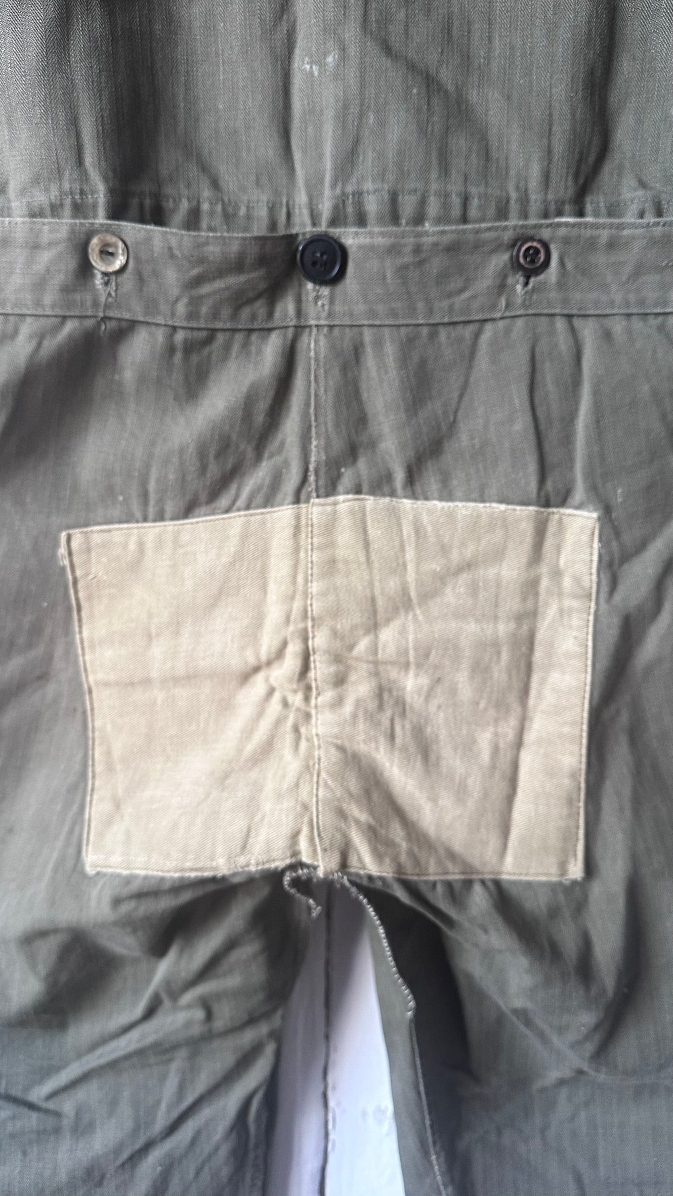 Vintage Childs Pilot Flying Jumpsuit in Army Green