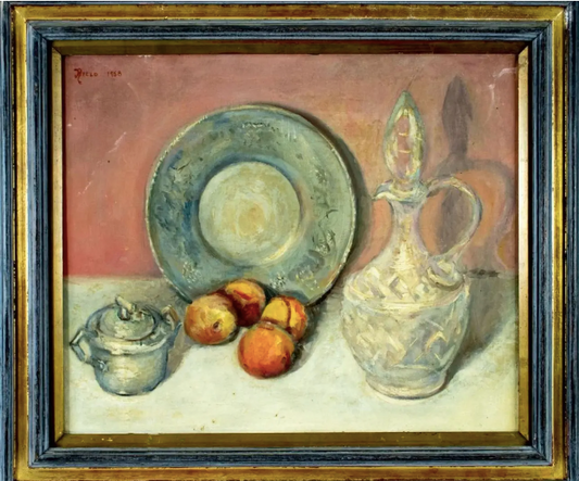 Still Life Oil on Canvas dated 1958