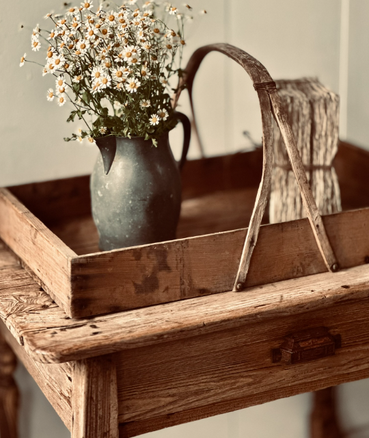Primitive Wooden Tray