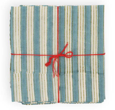 Cotton Napkins, Sets of Four, 17 x 17