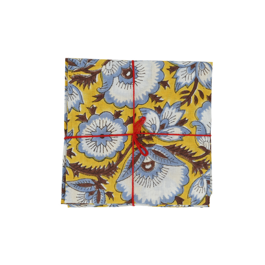 Cotton Napkins, Sets of Four, 18 x 18