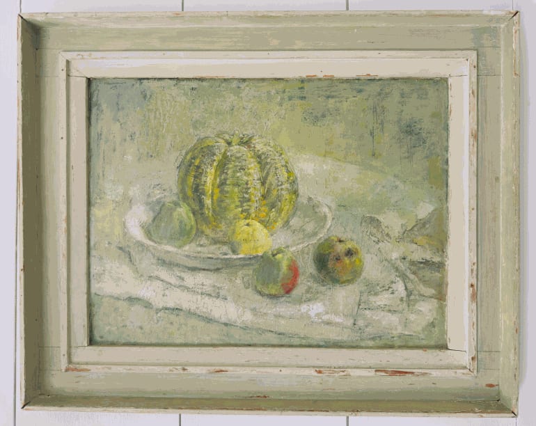 Still Life Painting, English c 1950. Signed